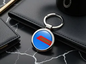 Rays Anello Chiave Figo Acciaio Inox Stile Moderno